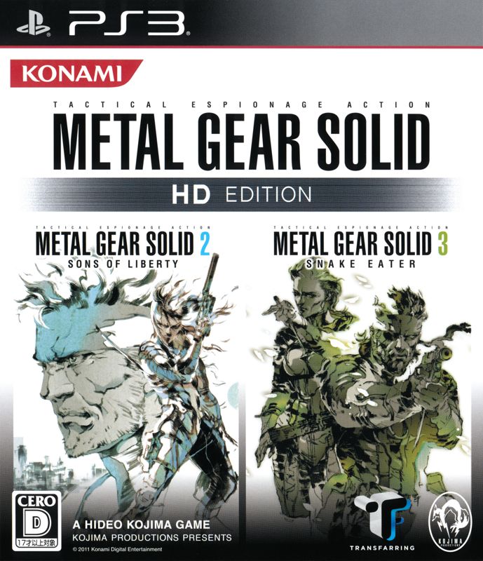 Metal Gear Solid HD Edition Original Headphone box art for Playstation 3
